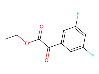 Ethyl 3,5-difluorobenzoylformate structure