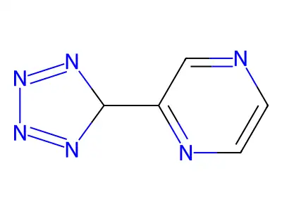 2-(5H-tetrazol-5-yl)pyrazine structure