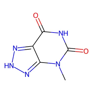 1H-v-Triazolo(4,5-d)pyrimidine-5,7(4H,6H)-dione, 4-methyl- structure