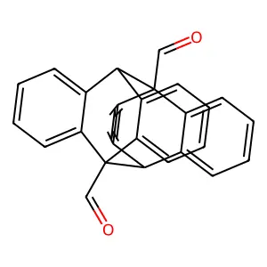 Heptacyclo[8.6.6.62,9.03,8.011,16.017,22.023,28]octacosa-3,5,7,11,13,15,17,19,21,23,25,27-dodecaene-1,9-dicarbaldehyde structure