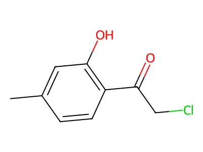 2-Chloro-1-(2-hydroxy-4-methyl-phenyl)-ethanone structure