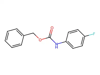 Carbamic acid, (4-fluorophenyl)-, phenylmethyl ester structure