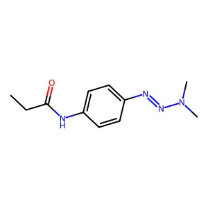 N-(4-Dimethylaminodiazenylphenyl)propanamide structure