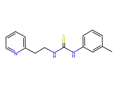 1-(3-Methylphenyl)-3-(2-pyridin-2-ylethyl)thiourea structure