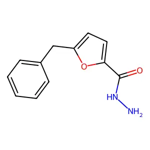 5-Benzylfuran-2-carbohydrazide structure