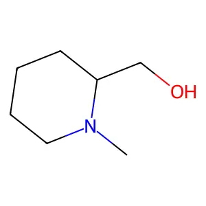 1-Methyl-2-piperidinemethanol structure
