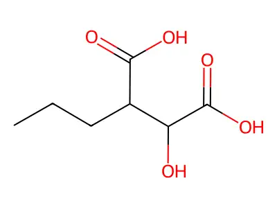 3-丙基苹果酸 structure