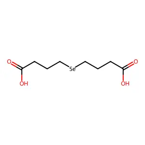 Selenobisbutyric acid structure