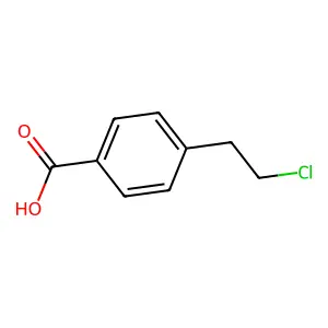 4-(2-氯乙基)苯甲酸 structure