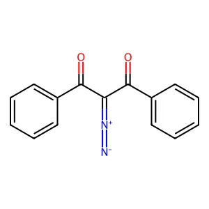 Dibenzoyldiazomethane structure