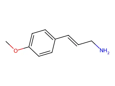 3-(4-methoxyphenyl)prop-2-en-1-amine structure