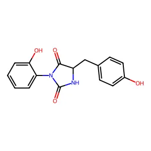 Hydrocoumarin, 6-acetamido-3-(1-pyrrolidinylcarbonyl)- structure