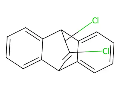 12,13-Dichloro-9,10-dihydro-9,10-propenoanthracene structure