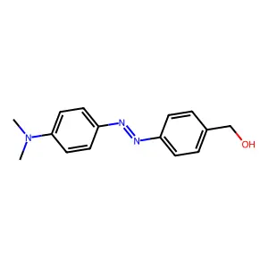 4-((4-(Dimethylamino)phenyl)azo)benzenemethanol structure