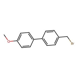 4'-(Bromomethyl)[1,1'-biphenyl]-4-yl methyl ether structure