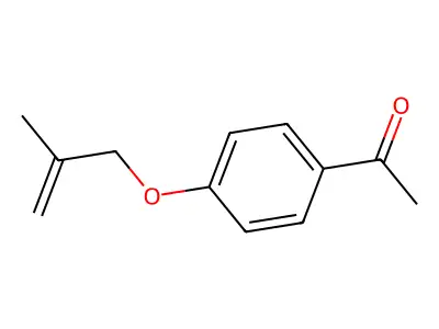 1-(4-(2-Methylallyloxy)phenyl)ethanone structure