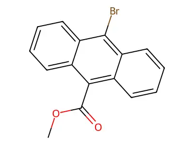 Methyl 10-bromoanthracene-9-carboxylate structure