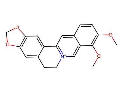 小檗鹼 structure