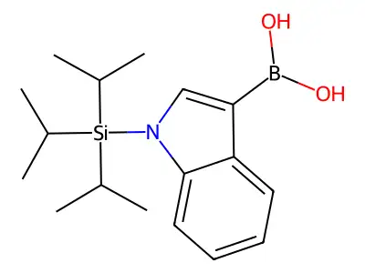 1-(Triisopropylsilyl)-1H-indole-3-boronic acid structure