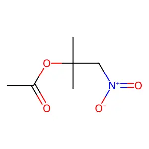 (2-Methyl-1-nitropropan-2-yl) acetate structure
