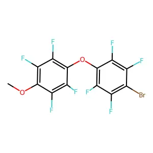1-Bromo-2,3,5,6-tetrafluoro-4-(2,3,5,6-tetrafluoro-4-methoxyphenoxy)benzene structure