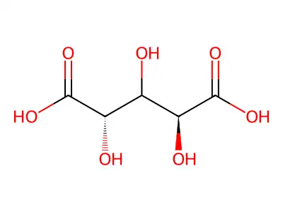 D-阿拉伯糖二酸 structure