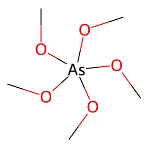 Arsorane, pentamethoxy- structure