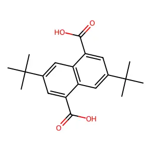 3,7-Ditert-butylnaphthalene-1,5-dicarboxylic acid structure