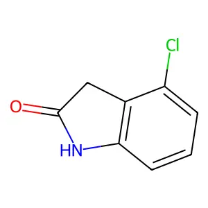 4-Chloro-1,3-dihydro-2H-indol-2-one structure