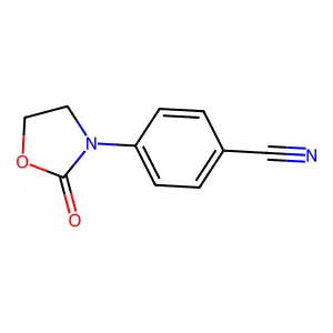 4-(2-Oxo-1,3-oxazolidin-3-yl)benzonitrile structure