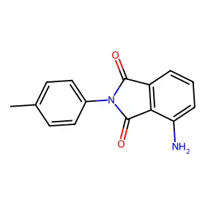 4-Amino-2-p-tolylisoindole-1,3-dione structure