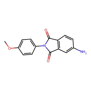 5-Amino-2-(4-methoxyphenyl)isoindole-1,3-dione structure