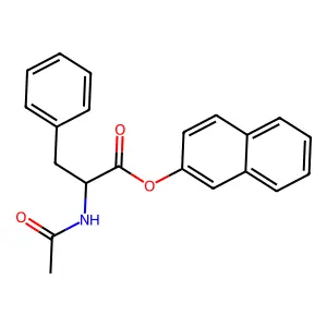 乙酰-DL-苯丙氨酸-β-萘酯 structure