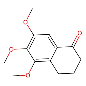 5,6,7-Trimethoxy-3,4-dihydronaphthalen-1(2H)-one structure