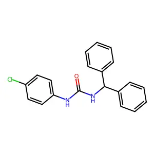 1-Benzhydryl-3-(4-chlorophenyl)urea structure