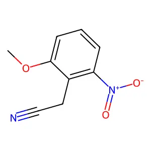 2-(2-Methoxy-6-nitrophenyl)acetonitrile structure