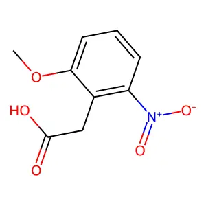 2-Methoxy-6-nitrophenylacetic acid structure