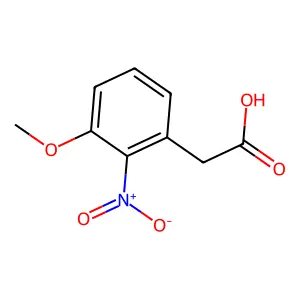 2-(3-Methoxy-2-nitrophenyl)acetic acid structure