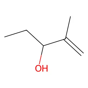 2-Methyl-1-penten-3-ol structure
