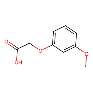 2-(3-甲氧基苯氧基)乙酸 structure