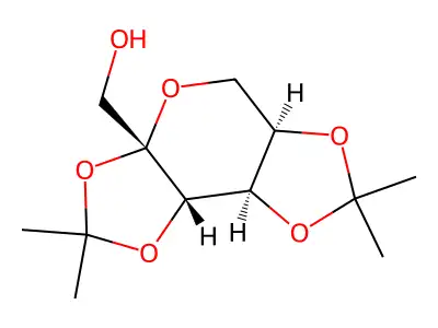 Diacetonefructose structure