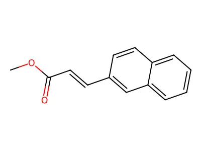 Methyl 3-(naphthalen-2-yl)prop-2-enoate structure