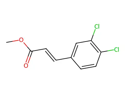 Methyl 3-(3,4-dichlorophenyl)acrylate structure