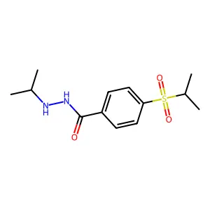 Benzoic acid, p-(isopropylsulfonyl)-, 2-isopropylhydrazide structure