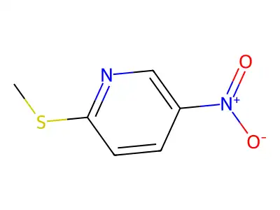 2-(Methylthio)-5-nitropyridine structure