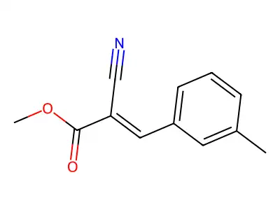 Methyl (2E)-2-cyano-3-(3-methylphenyl)prop-2-enoate structure