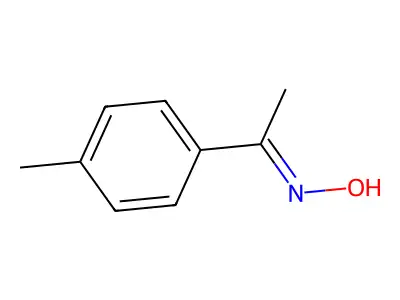 Ethanone, 1-(4-methylphenyl)-, oxime, (1E)- structure