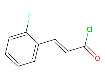 3-(2-Fluorophenyl)prop-2-enoyl chloride structure