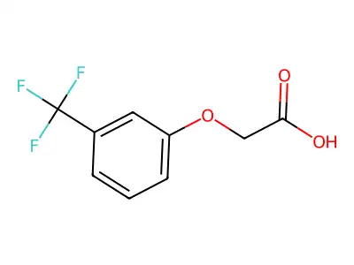 2-[3-(Trifluoromethyl)phenoxy]acetic acid structure