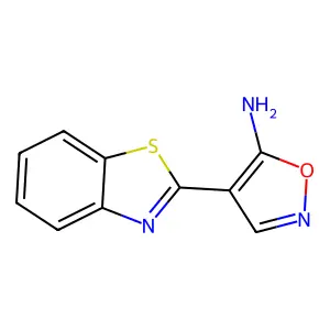 4-(1,3-苯并噻唑-2-基)-1,2-噁唑-5-胺 structure